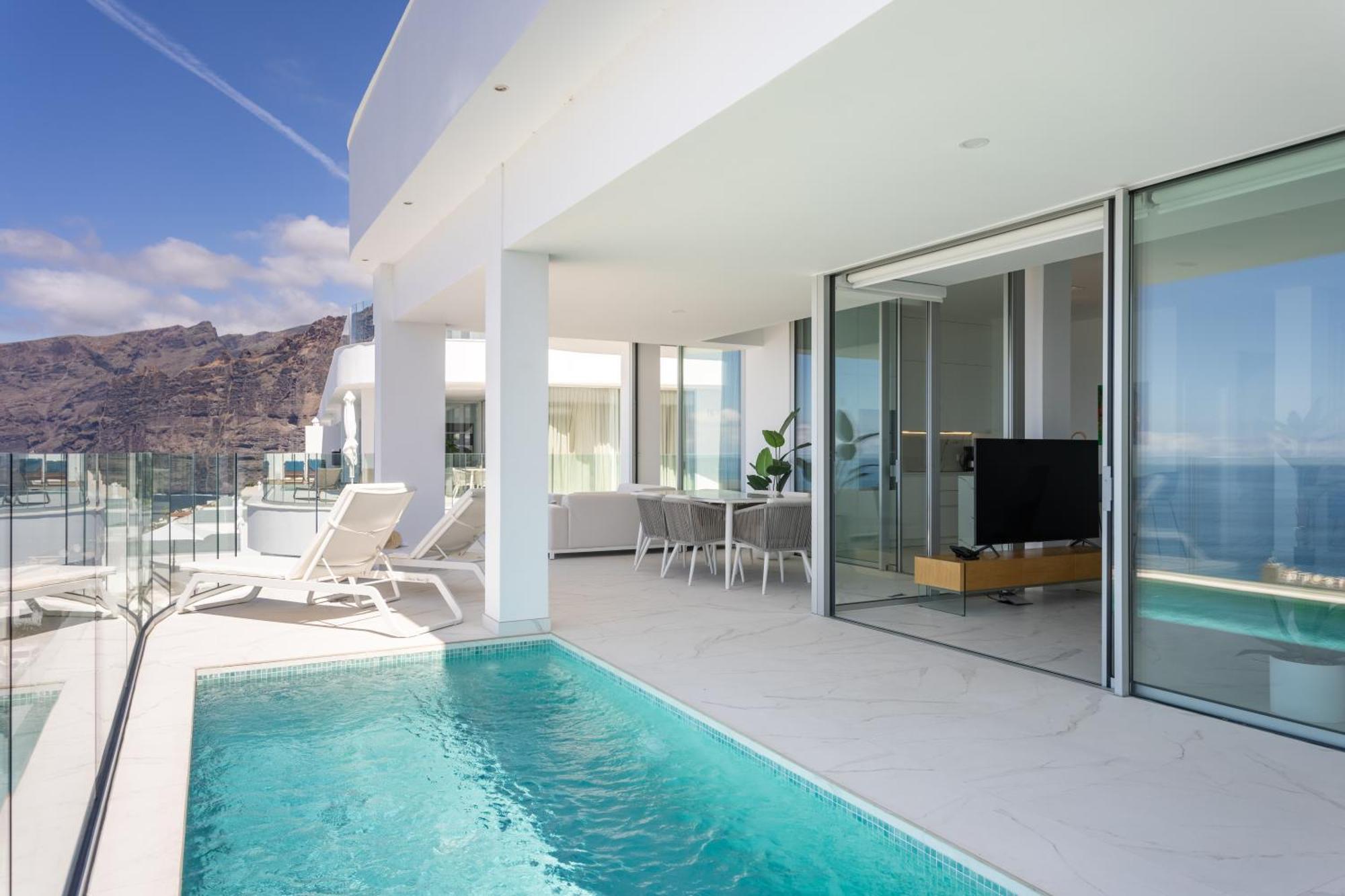 Crystal I Luxury Apartments By Enjoyahome Acantilado de los Gigantes Eksteriør bilde
